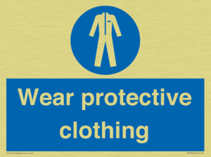 Wear protective clothing